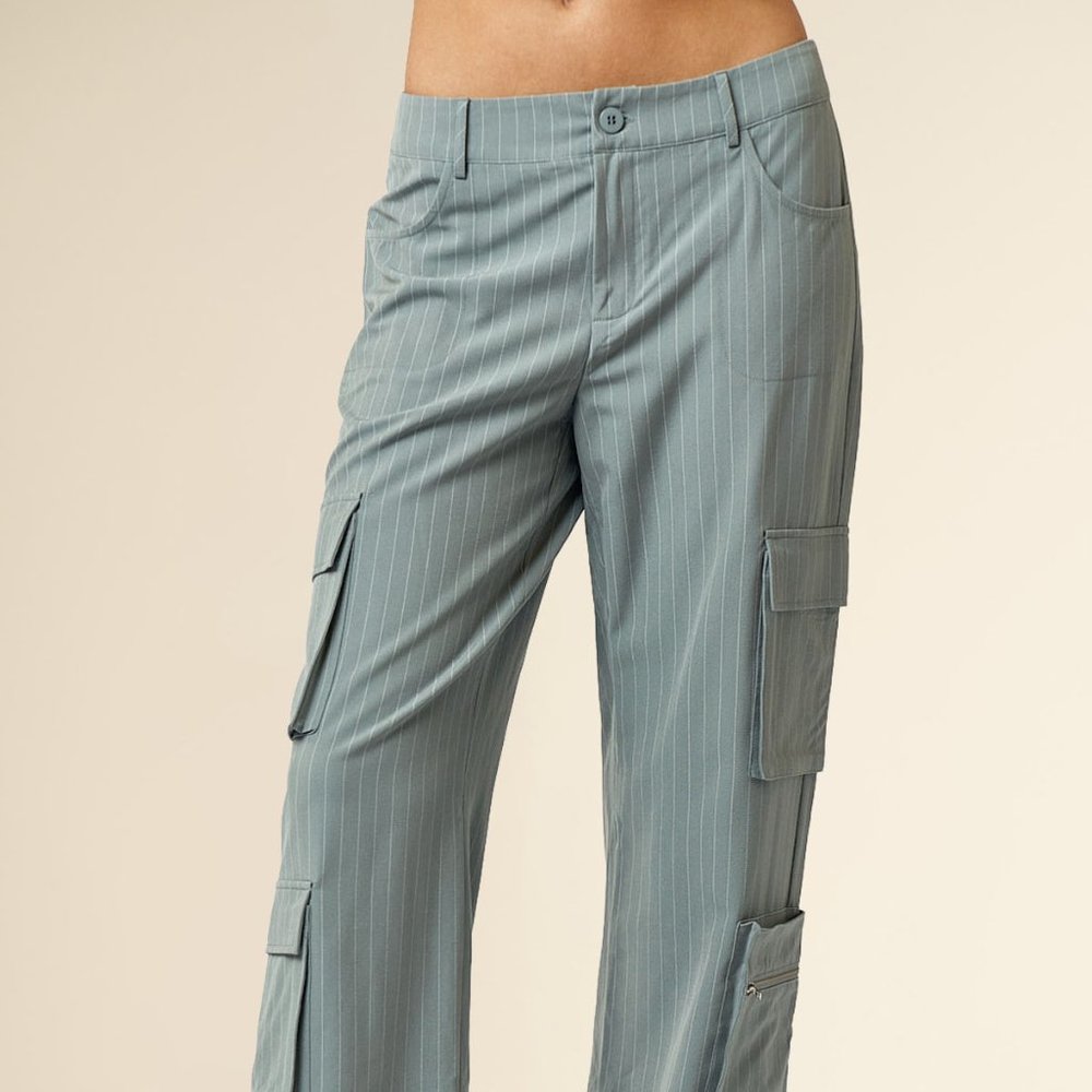 *** SOLD *** Pinstripe Cargo Pant